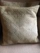 Pair Handmade Square Bed Sofa Throw Pillow Early Quilt Linsey Fabric Colonial Primitives photo 6