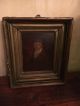 18th C Early Old Antique Painting Portrait Picture On Tin Gentleman Boy Primitives photo 9