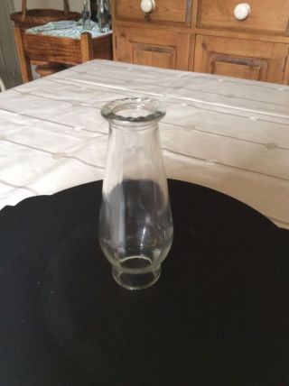 Small Glass Oil Lamp Chimney Shade photo