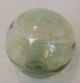 Vintage Japanese Glass Fishing Float Pale Moss Green,  Bubbles,  Striations (47) Fishing Nets & Floats photo 4