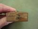 Antique Vintage Small Wood Folding Pocket Compass Victorian Design Compasses photo 1
