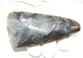 Very Rare Neolithic Flint Axehead - Ancient Artifact - A682 photo