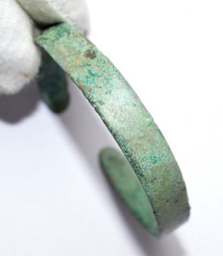 Rare Celtic Iron Age Bronze Bracelet Stunning - Wearable - A474 photo