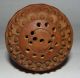 Antique 19th C Carved & Perforated Coquilla Nut Pomander Or Spice Shaker Boxes photo 1