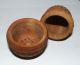 Antique 19th C Carved & Perforated Coquilla Nut Pomander Or Spice Shaker Boxes photo 2