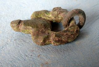 Ancient Roman Bronze Phallic Amulet.  (017514). photo