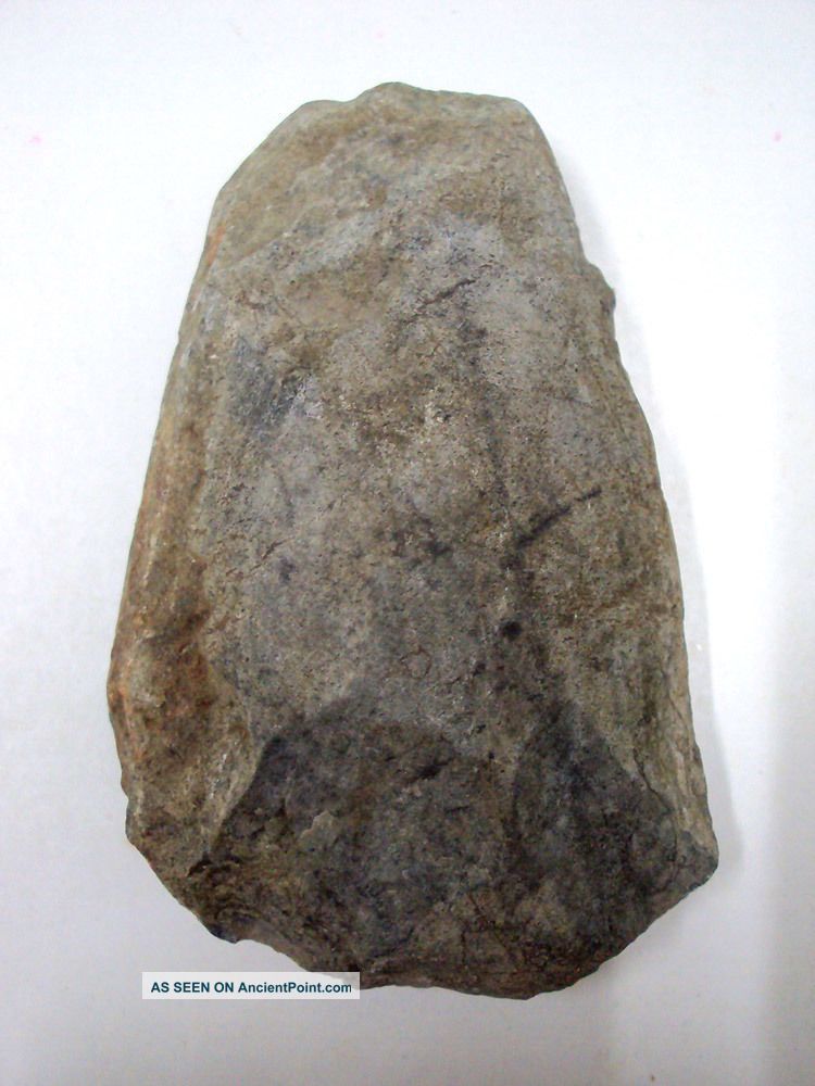 Prehistoric Neolithic Polished Flint Stone Axe Ancient Artifact Butted Tool Neolithic & Paleolithic photo