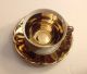 24k Gold Tea Cup & Saucer W/hand Painted Scene From Bavaria Germany Ex - Fs Cups & Saucers photo 3