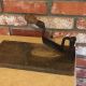 Antique Herb Tobacco Cheese Chopper Cutter Wood Base Hinged Cleaver Patina Tool Primitives photo 2