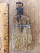 Vintage Antique Old Tiny Straw Whisk Broom Brush Shaker Peg Rack Primitive Primitives photo 2