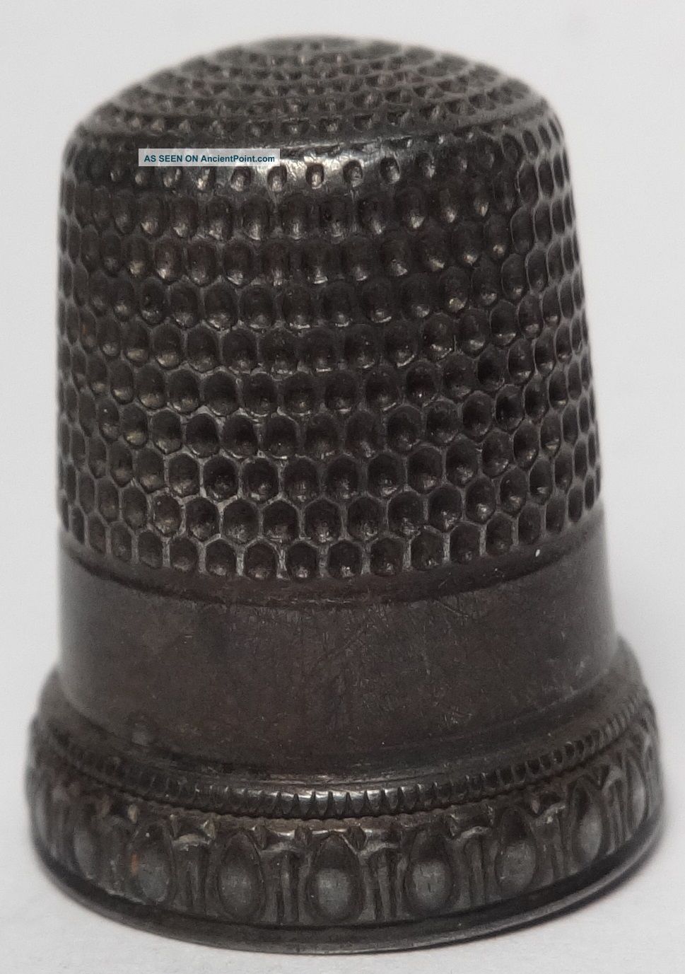 Antique Sterling Silver Thimble “priscilla” Simons Bros Thimbles photo