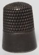 Antique Sterling Silver Thimble Hand Engraved “maggie” Simons Bros Thimbles photo 2