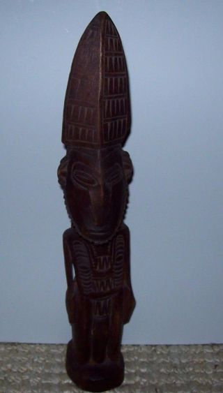 African Oceanic Hand Carved Wood Art Sculpture Figure Statue Tribal 15 
