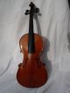 Antique/old German 3/4 Violin C.  1920 Leipzig Highly Figured Tiger Maple String photo 1