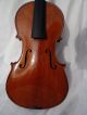 Antique/old German 3/4 Violin C.  1920 Leipzig Highly Figured Tiger Maple String photo 2