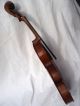 Antique/old German 3/4 Violin C.  1920 Leipzig Highly Figured Tiger Maple String photo 6