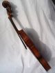 Antique/old German 3/4 Violin C.  1920 Leipzig Highly Figured Tiger Maple String photo 7