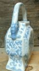 Antique Porcelain Chinese Teapot.  Blue Rose Pattern. Teapots photo 3