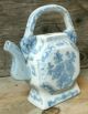 Antique Porcelain Chinese Teapot.  Blue Rose Pattern. Teapots photo 4