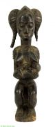 Baule Maternity Figure On Stool Cote D ' Ivoire African Art Was $690 Sculptures & Statues photo 1