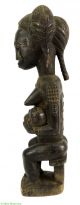 Baule Maternity Figure On Stool Cote D ' Ivoire African Art Was $690 Sculptures & Statues photo 3