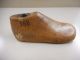 Vintage Wood Cobbler Shoe Form,  Kids Size Shoe,  Heggs 1947 Industrial Molds photo 2