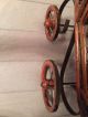 Vintage Baby Doll Pram Carriage Stroller Wicker And Canvas Wood Wheels Baby Carriages & Buggies photo 3