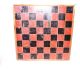 Antique Aafa 19th C Folk Art Wood Checker Game Board - Paint Primitives photo 1