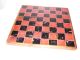 Antique Aafa 19th C Folk Art Wood Checker Game Board - Paint Primitives photo 4
