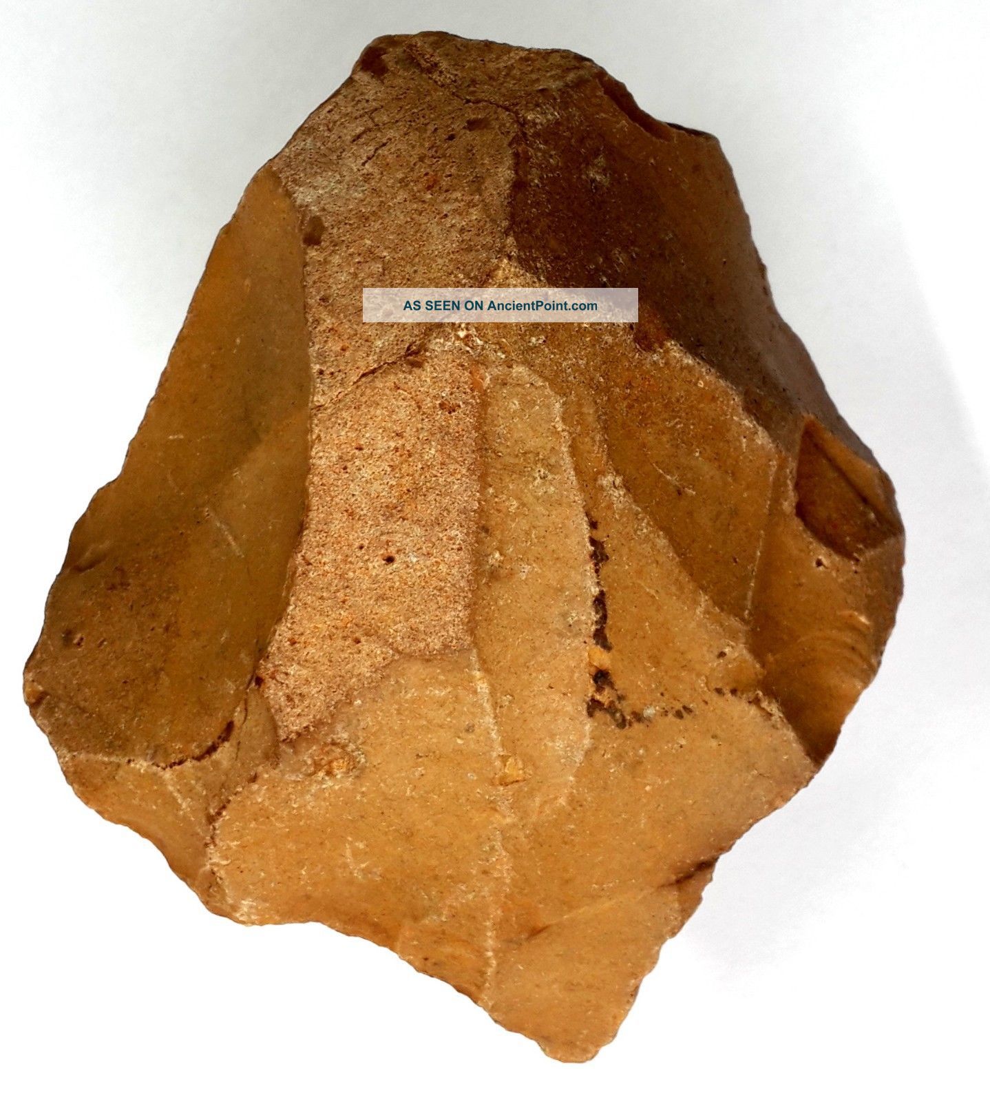 Acheulean Flint Stone Nosed Rdge Hand Axe Neanderthal Paleolithic Neolithic & Paleolithic photo