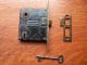 Antique Brass Door Mortise Lock With Key & Striker C1900 By Sargent Door Knobs & Handles photo 1