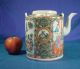 Antique Chinese Cantonese Porcelain Teapot Pots photo 1