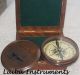 Titanic Compass W/leather Case Brass Compass Engraved Compass Compass Compasses photo 2