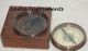 Titanic Compass W/leather Case Brass Compass Engraved Compass Compass Compasses photo 3