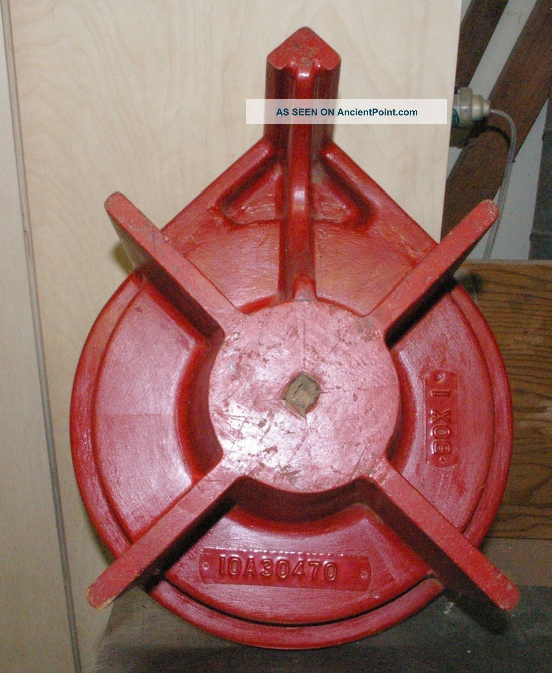 Interesting Old Wood Pattern Motor Housing Foundry Casting Mold Great Looking Industrial Molds photo