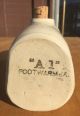 Vintage Antique Stoneware Hot Water Bottle Foot Warmer 