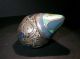 Magnificent And Large Silver Ring With Semi Precious Gemstones Roman photo 3