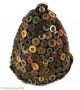 Lega Hat With Buttons On Basketry Bwami Society Congo Africa Art Was $199 Other African Antiques photo 1