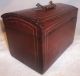 Early Pennsylvania Dome Top Paint Decorated Document Valuables Box Boxes photo 5
