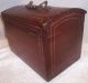 Early Pennsylvania Dome Top Paint Decorated Document Valuables Box Boxes photo 6