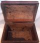Early Pennsylvania Dome Top Paint Decorated Document Valuables Box Boxes photo 7