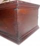 Antique Pennsylvania Dovetailed Walnut Document Valuable Storage Box W/key Boxes photo 3