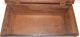 Antique Pennsylvania Dovetailed Walnut Document Valuable Storage Box W/key Boxes photo 6
