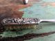 Antique Etched Button Hook Sterling Gorham With Victorian Floral Toothbrush Other Antique Sterling Silver photo 2