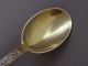 Vintage Jacob Tostrup Sterling Silver Lavender Enamel Spoon Gold Wash Bowl Scandinavia photo 2