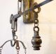 Antique Old Hanging Metal Cast Iron Balance Scale - Miniature Scales photo 4
