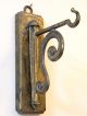 Antique Old Hanging Metal Cast Iron Balance Scale - Miniature Scales photo 5