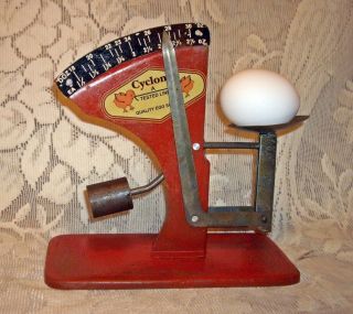 Vintage Style Cyclone Quality Poultry Egg Scale And Sizer Chicken Farm Hen photo