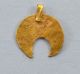 Viking Lunnar Moon - Shaped 24k Gold Pendant Roman photo 1