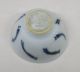 F181: Chinese Blue - And - White Porcelain Teacups With Popular Killifish Design Glasses & Cups photo 4
